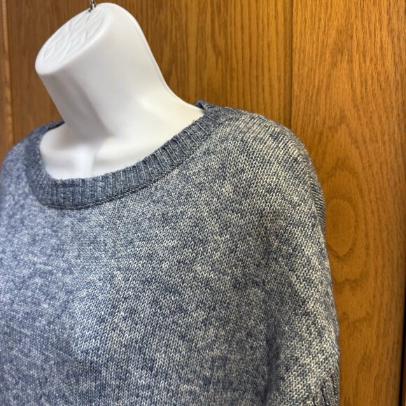 Sundance Valeria Blue Marled Oversized Sweater - XS - Picture 2 of 5
